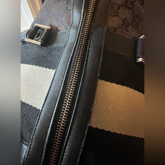 Brown & Black Bag 100% AUTHENTIC GUCCI Original $900 SALE Vintage Condition! - Picture 10 of 14